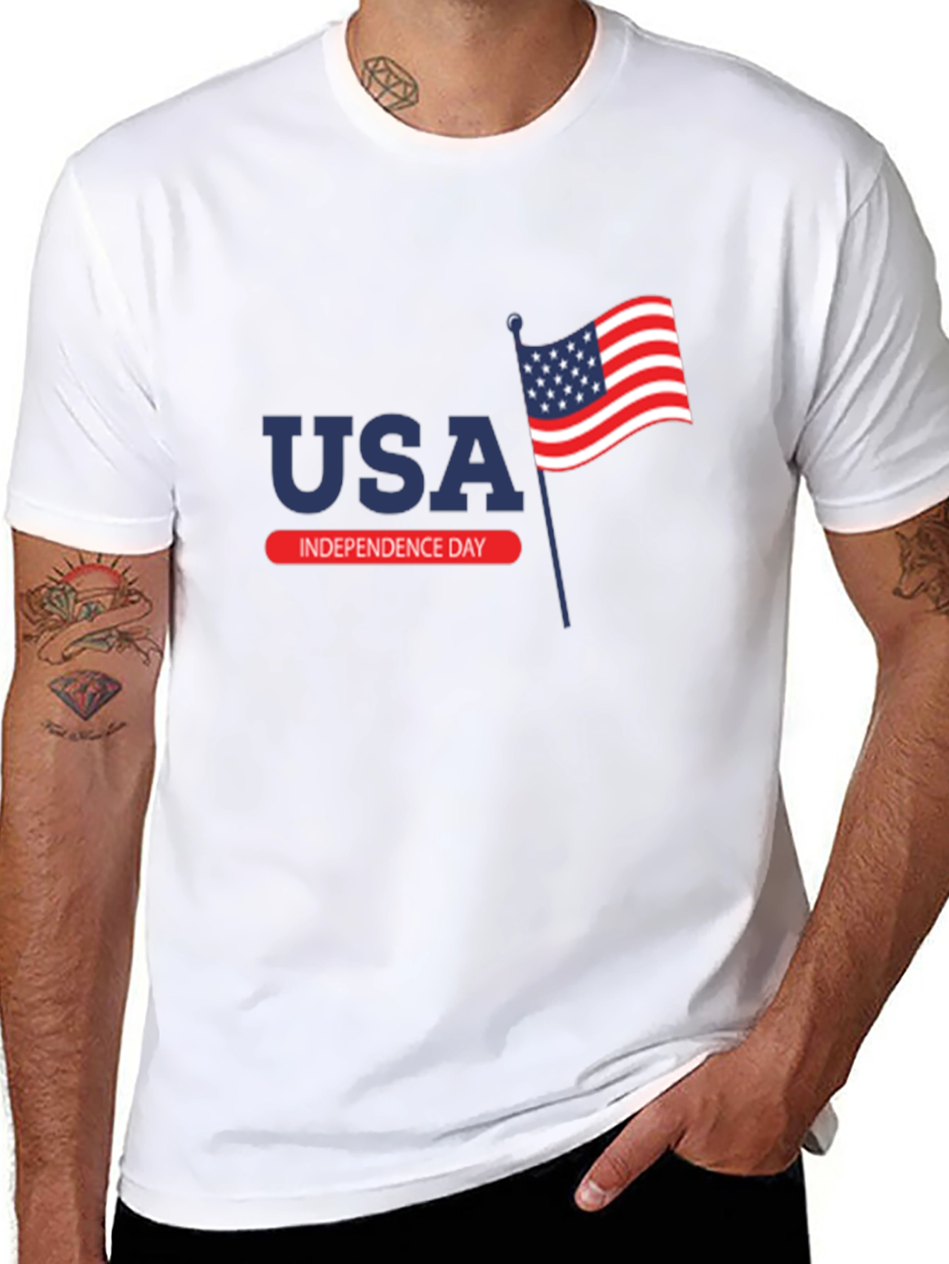USA Independence Day Graphic T-Shirt