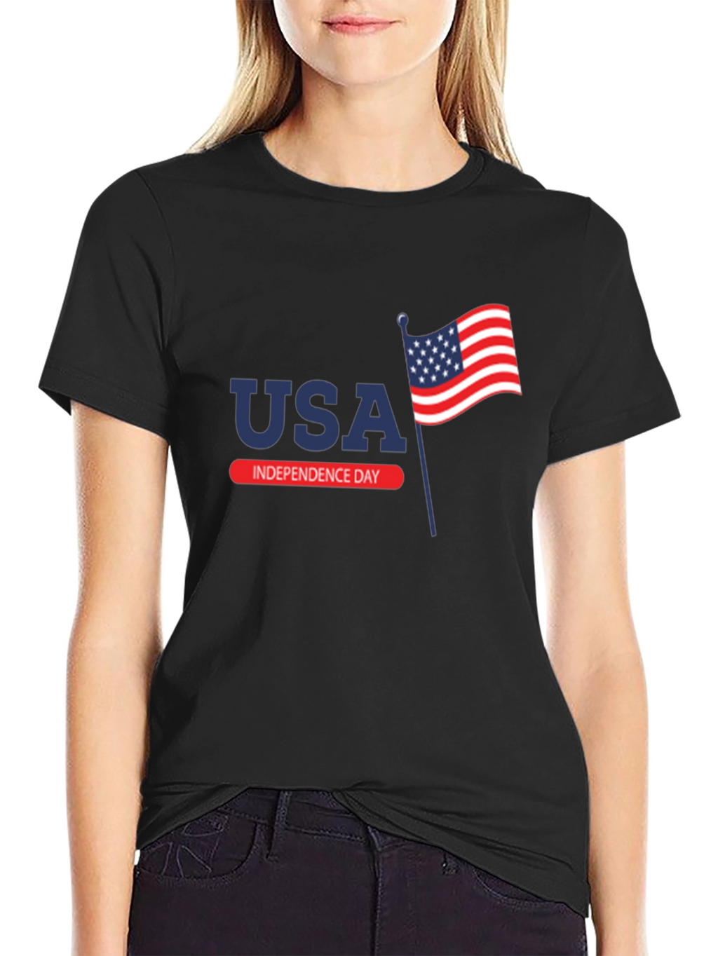 USA Independence Day Graphic T-Shirt