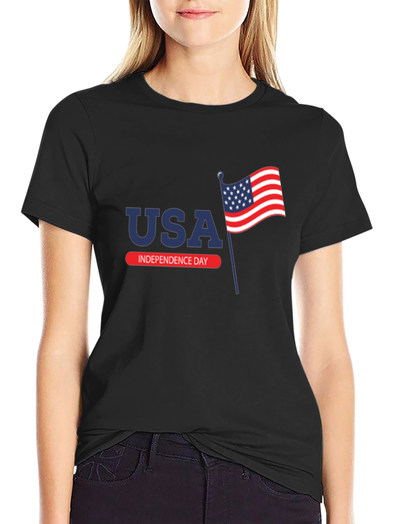 USA Independence Day Graphic T-Shirt