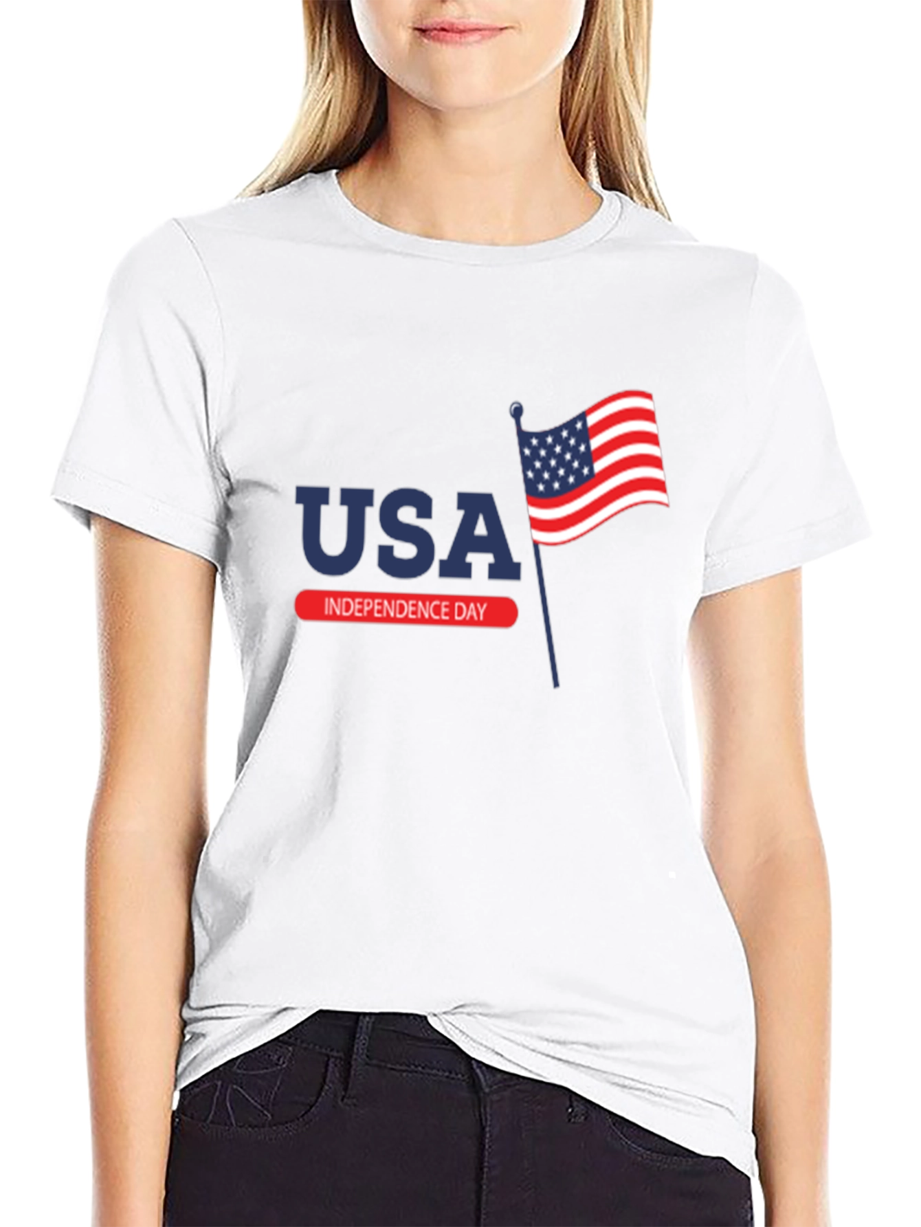 USA Independence Day Graphic T-Shirt