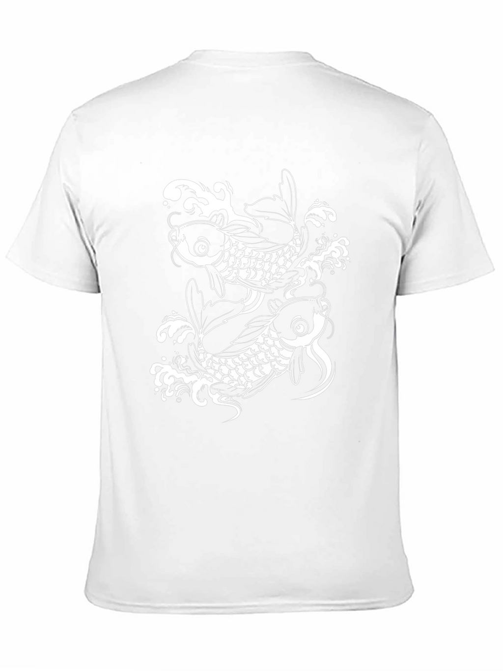 Black Koi Fish Graphic Tee