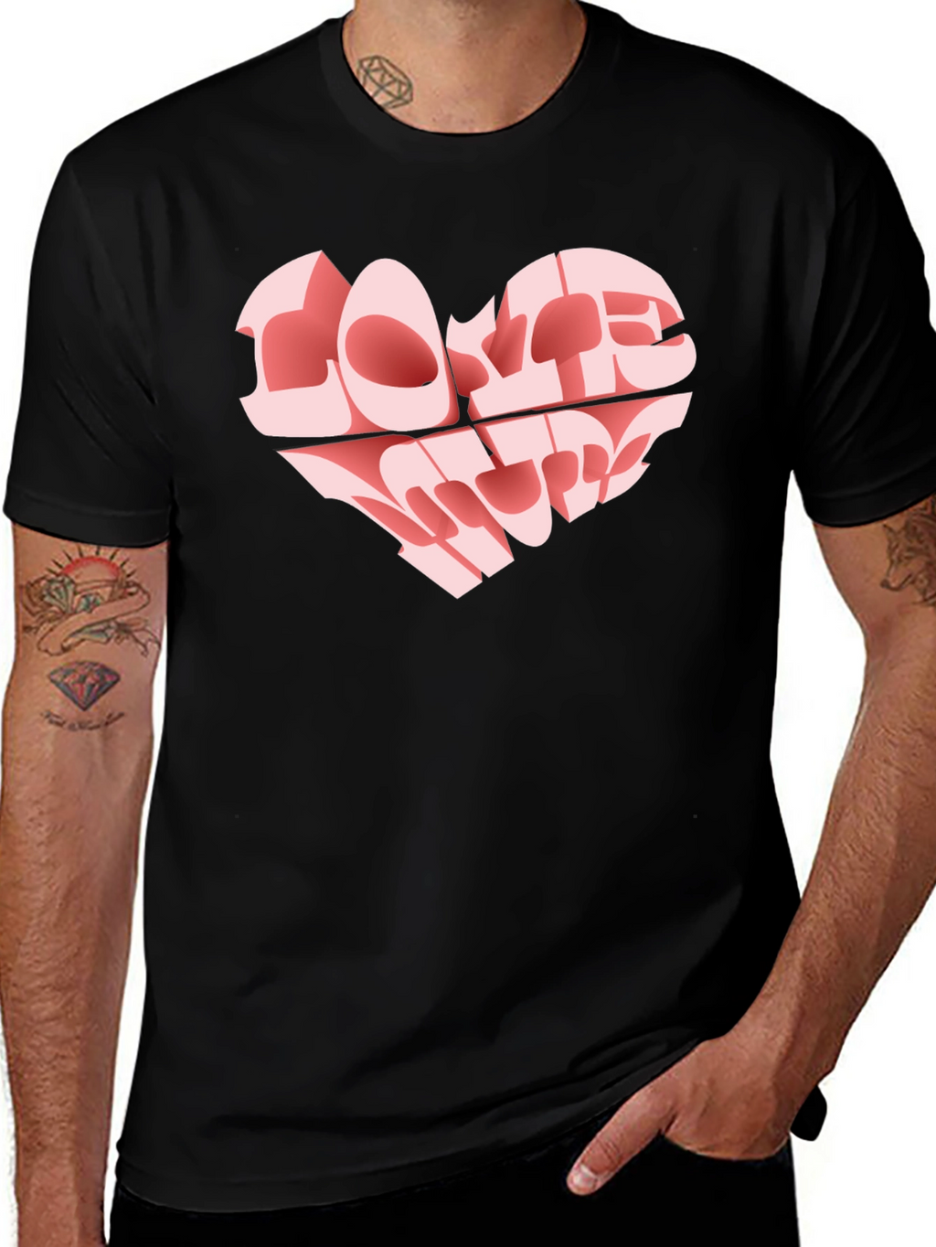 Love You Heart T-Shirt