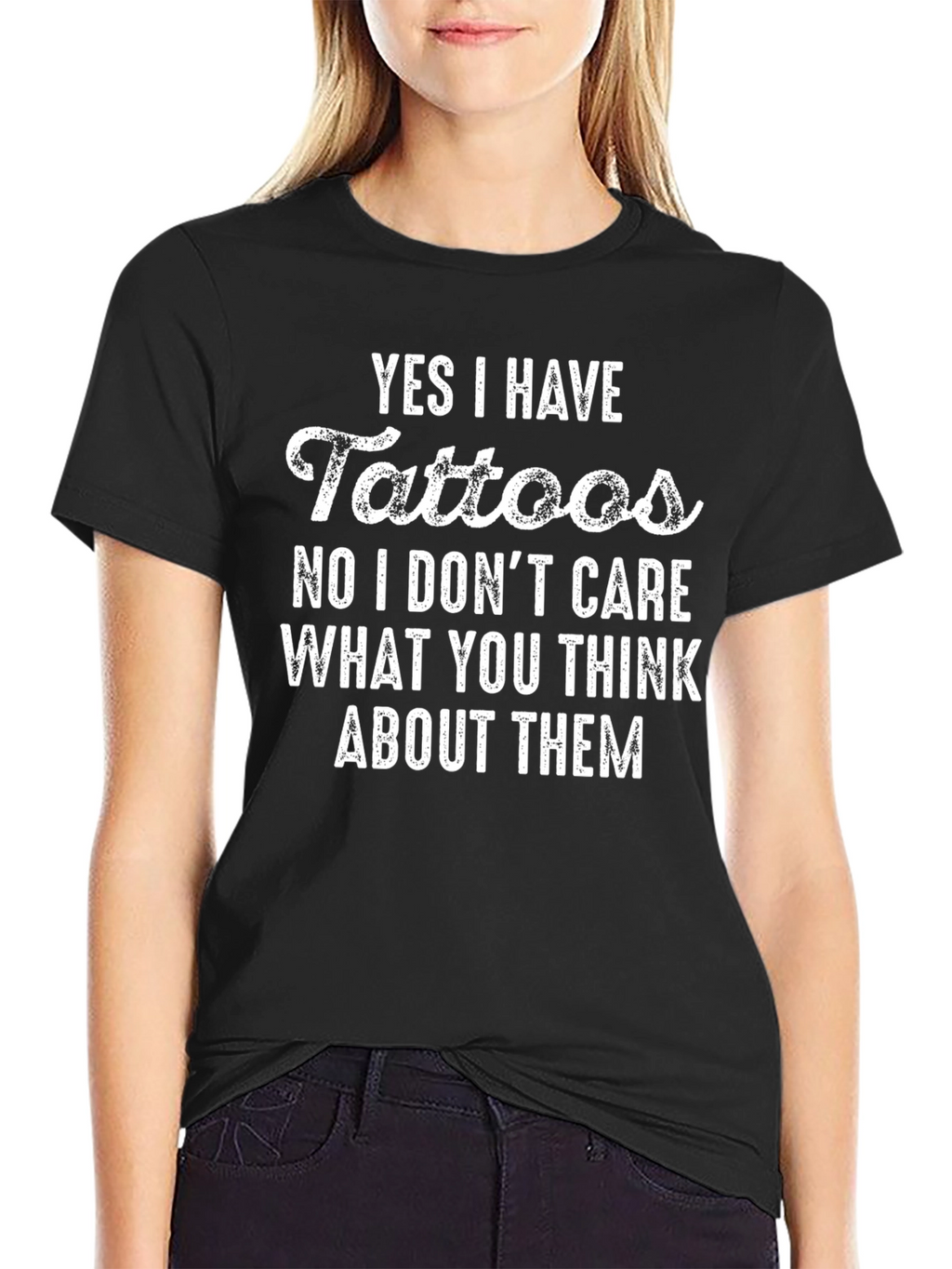 Funny Tattoo T-Shirt: Yes I Have Tattoos Tee