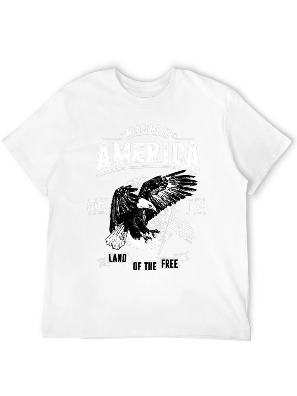 Welcome to America Patriotic Eagle T-Shirt