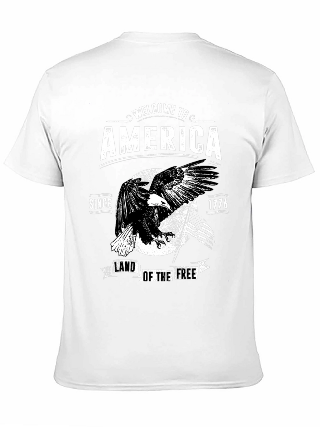 Welcome to America Patriotic Eagle T-Shirt