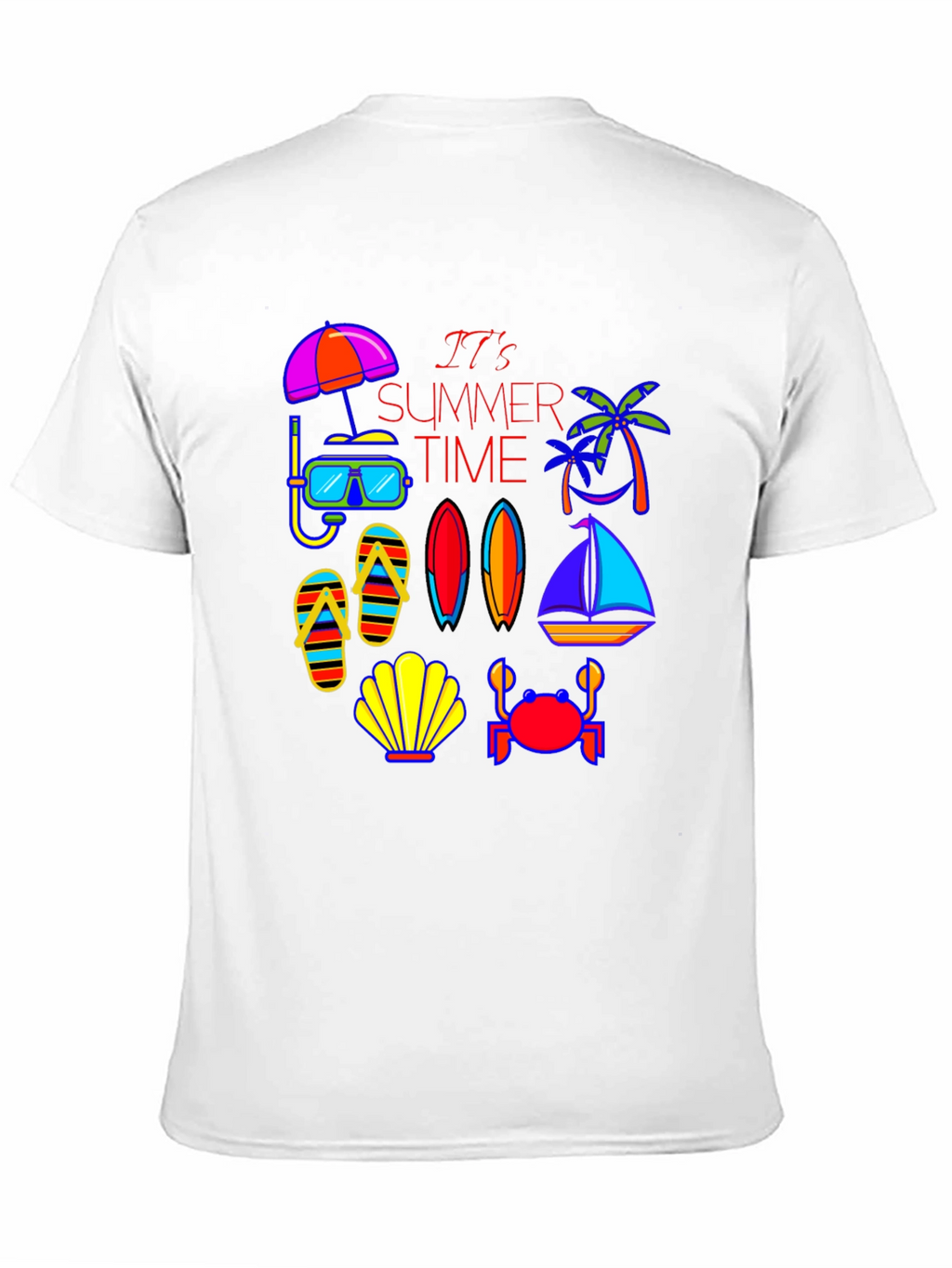 Summer Time Graphic Tee - Beach Vibes