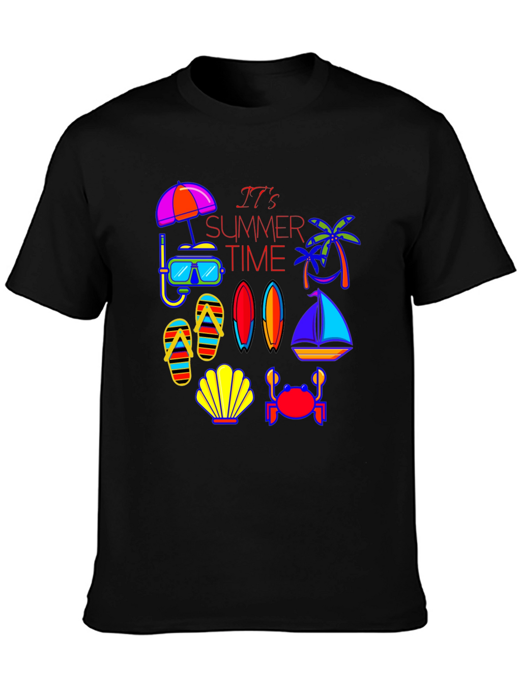 Summer Time Graphic Tee - Beach Vibes