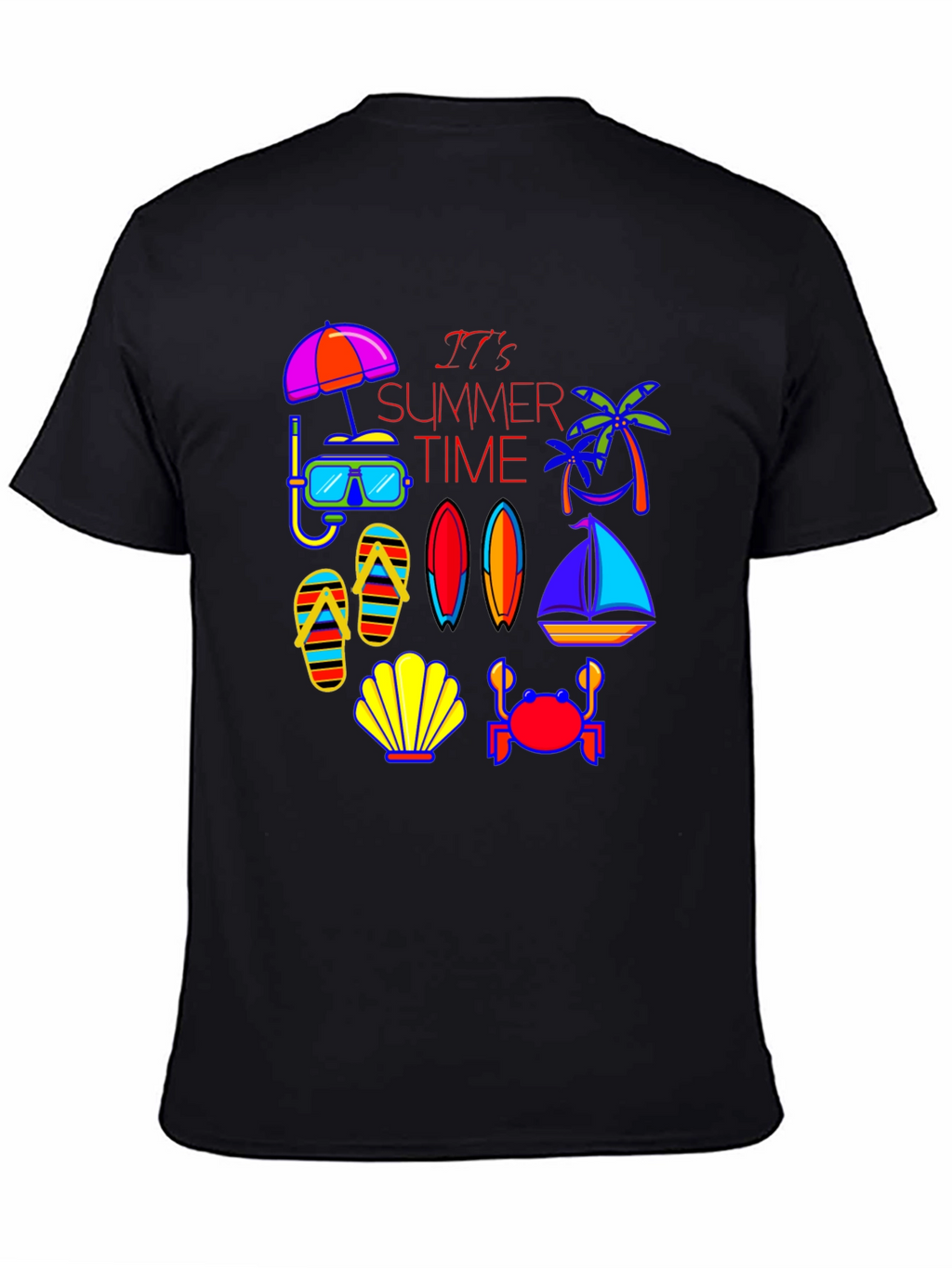 Summer Time Graphic Tee - Beach Vibes