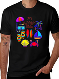 Summer Time Graphic Tee - Beach Vibes