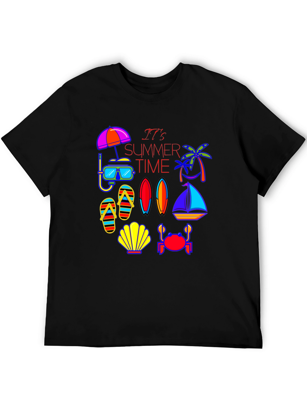 Summer Time Graphic Tee - Beach Vibes