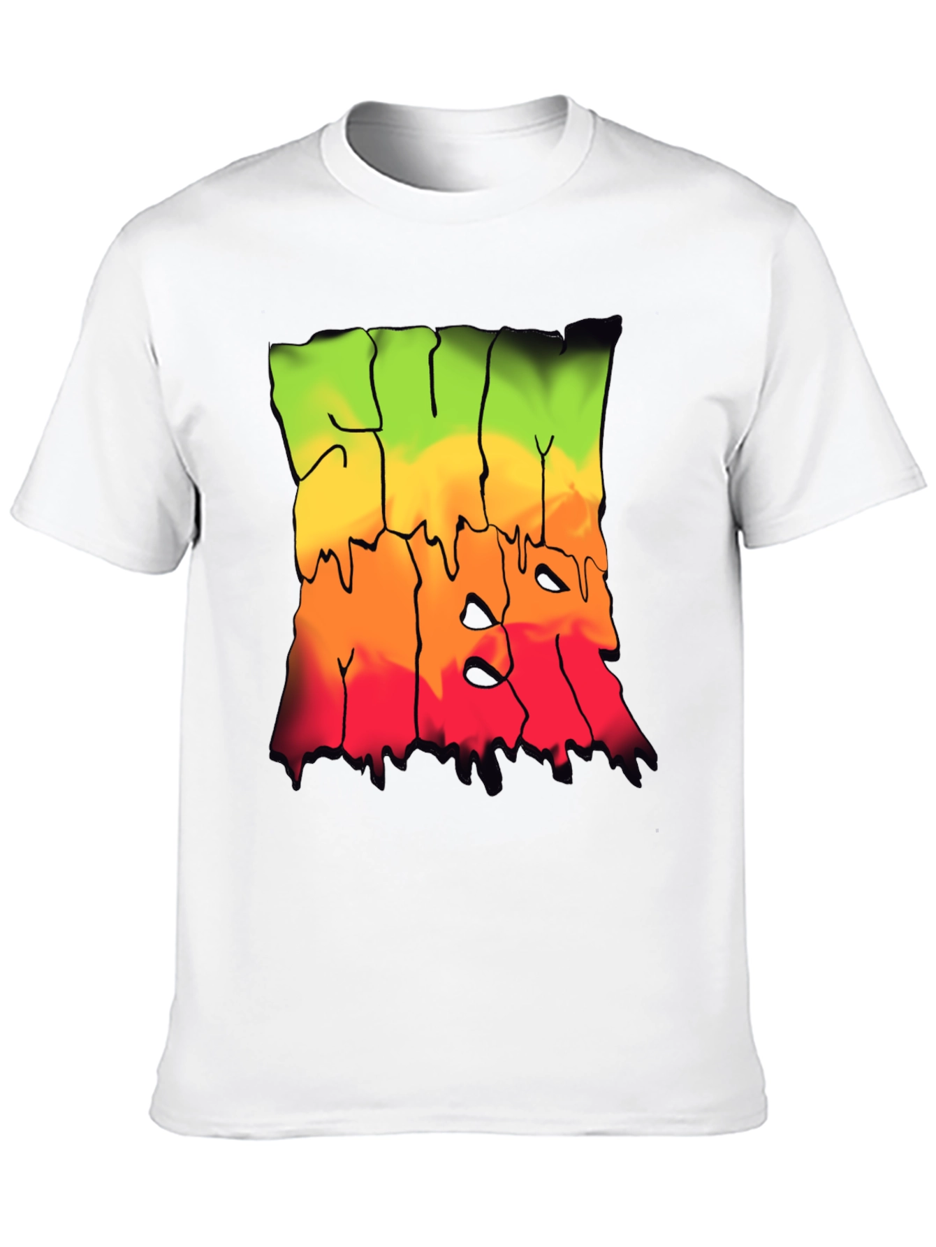Rasta Drip Graphic Tee - Cool Streetwear Shirt