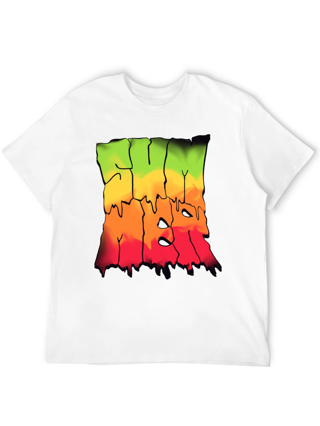 Rasta Drip Graphic Tee - Cool Streetwear Shirt