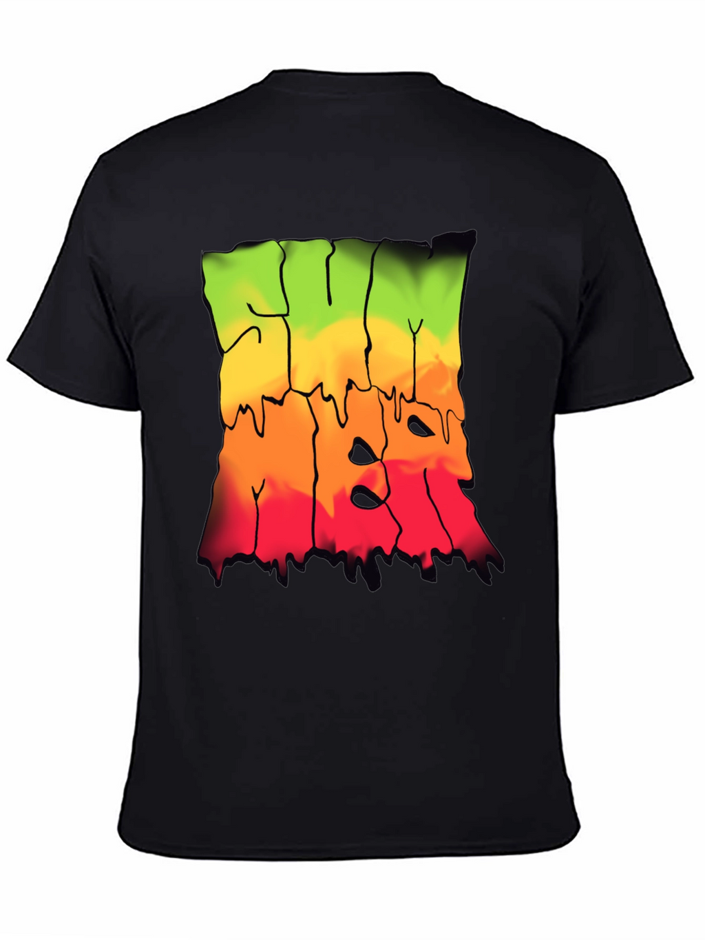 Rasta Drip Graphic Tee - Cool Streetwear Shirt