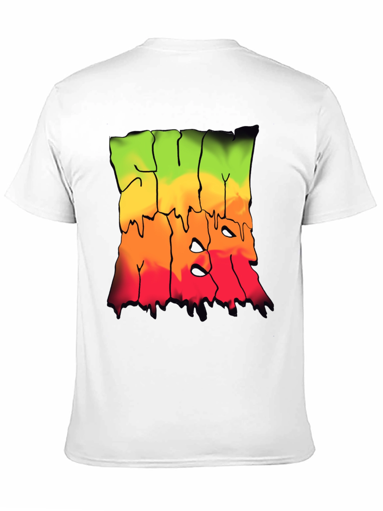 Rasta Drip Graphic Tee - Cool Streetwear Shirt