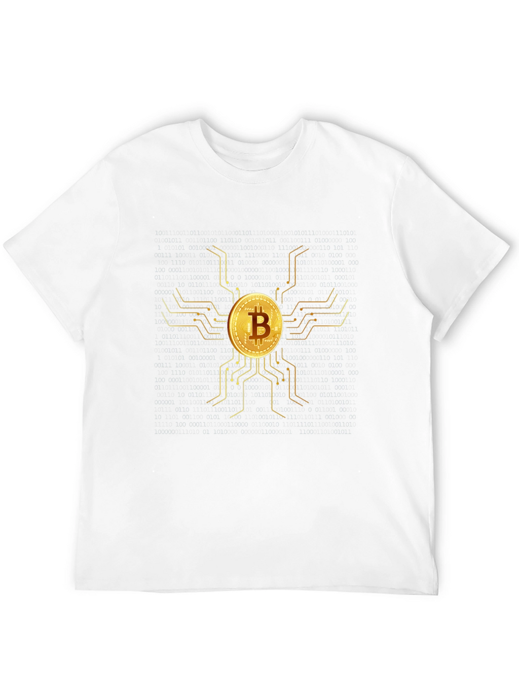 Bitcoin Circuit Black T-Shirt