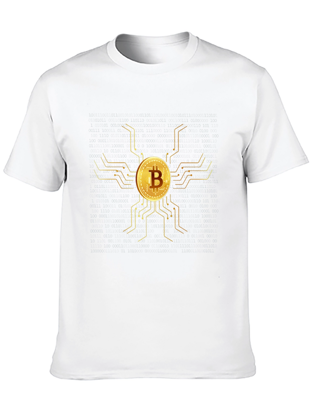 Bitcoin Circuit Black T-Shirt