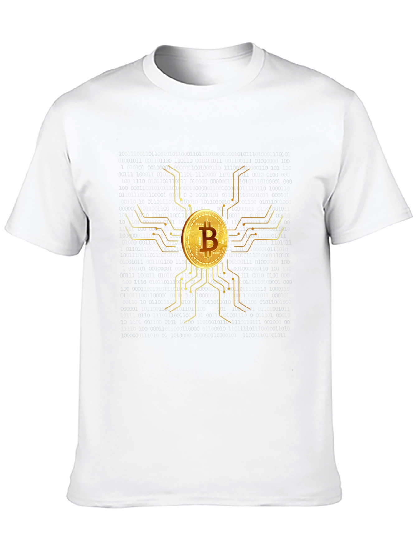 Bitcoin Circuit Black T-Shirt