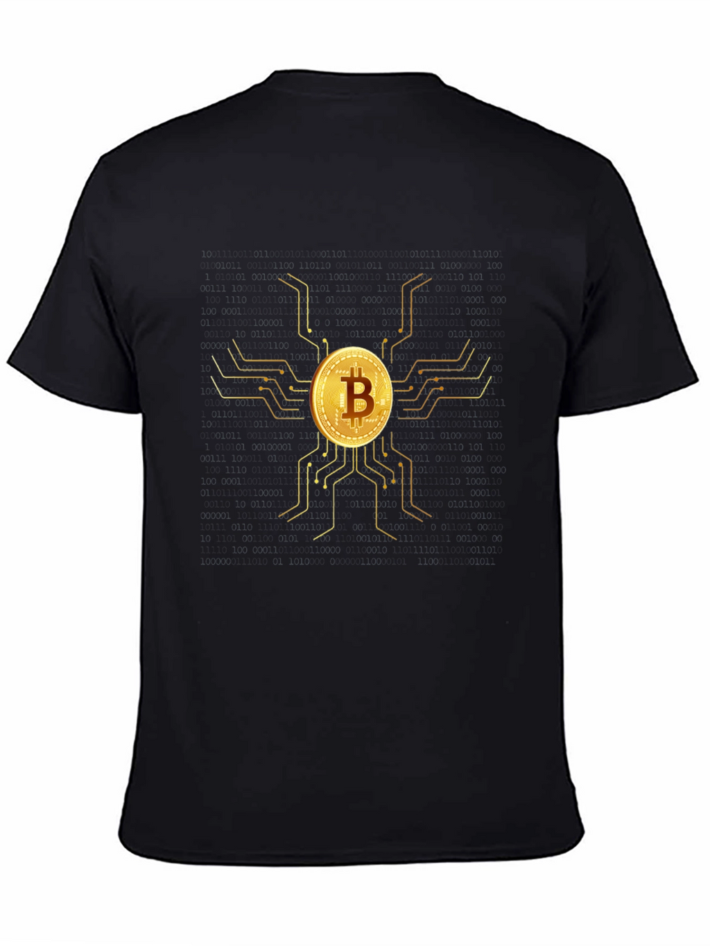 Bitcoin Circuit Black T-Shirt
