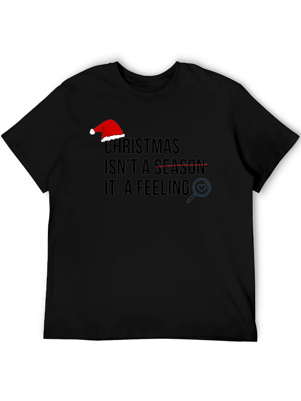 Christmas Feeling Graphic Tee - Holiday Spirit
