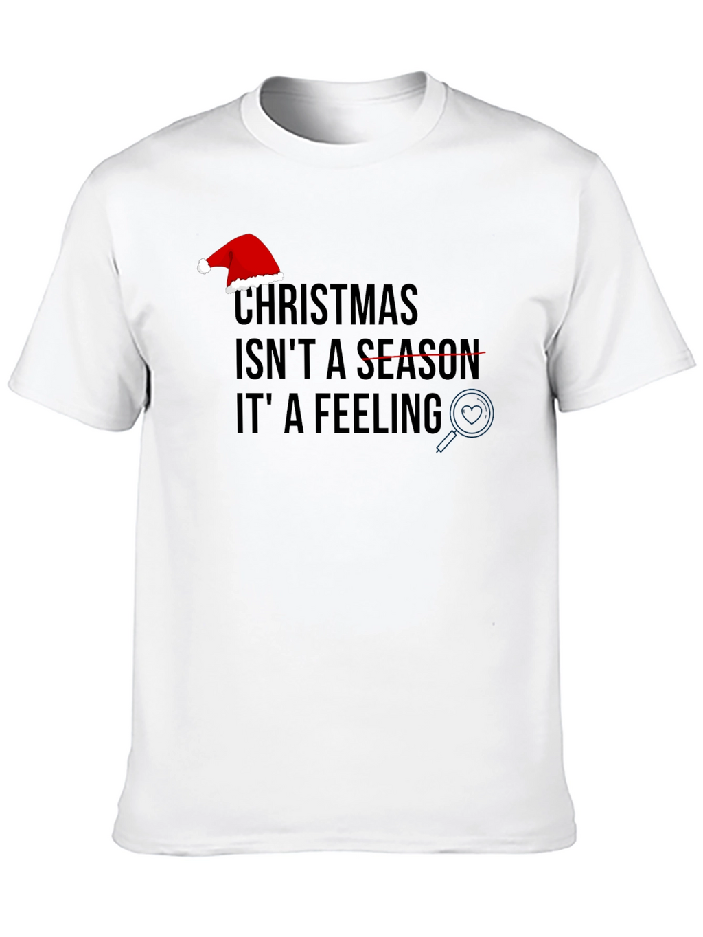 Christmas Feeling Graphic Tee - Holiday Spirit