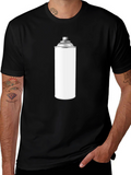 Spray Can Graphic Tee - Cool Art Shirt