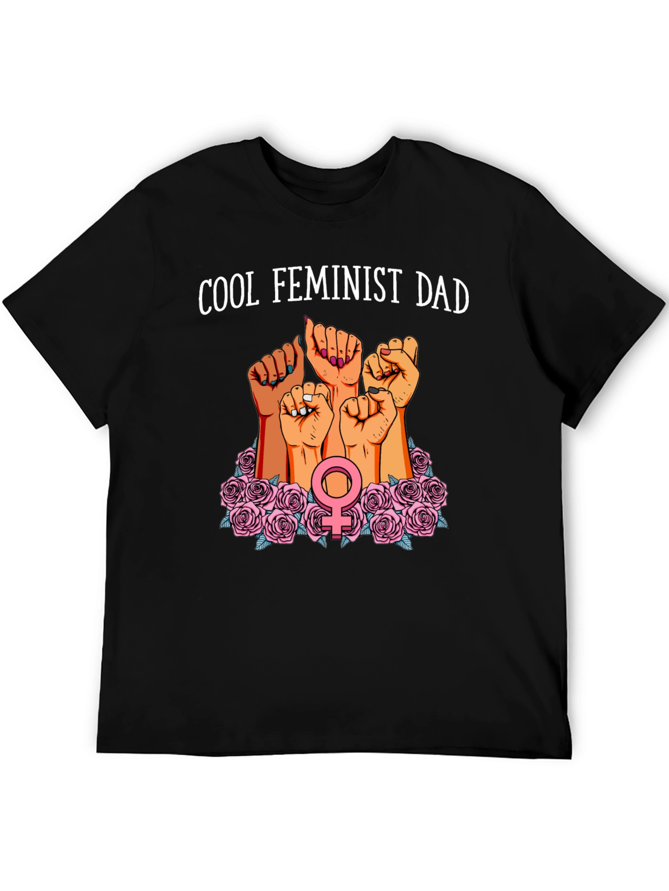 Cool Feminist Dad Graphic T-Shirt