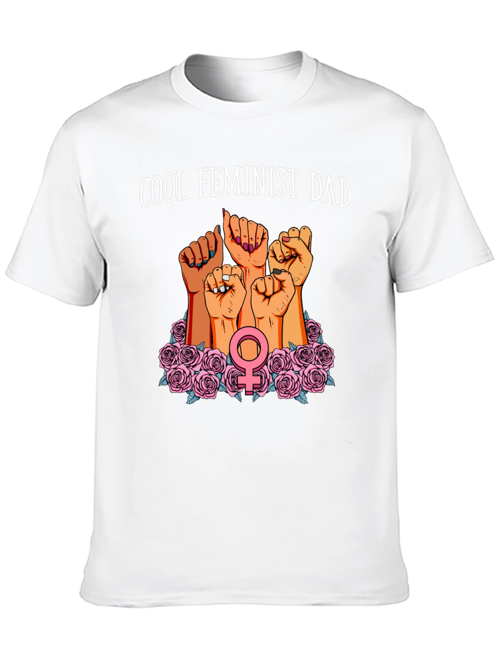 Cool Feminist Dad Graphic T-Shirt