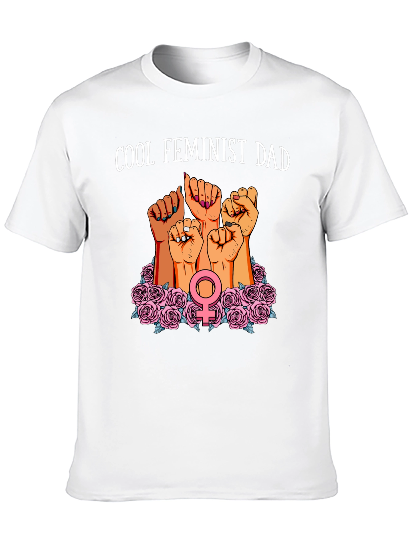 Cool Feminist Dad Graphic T-Shirt