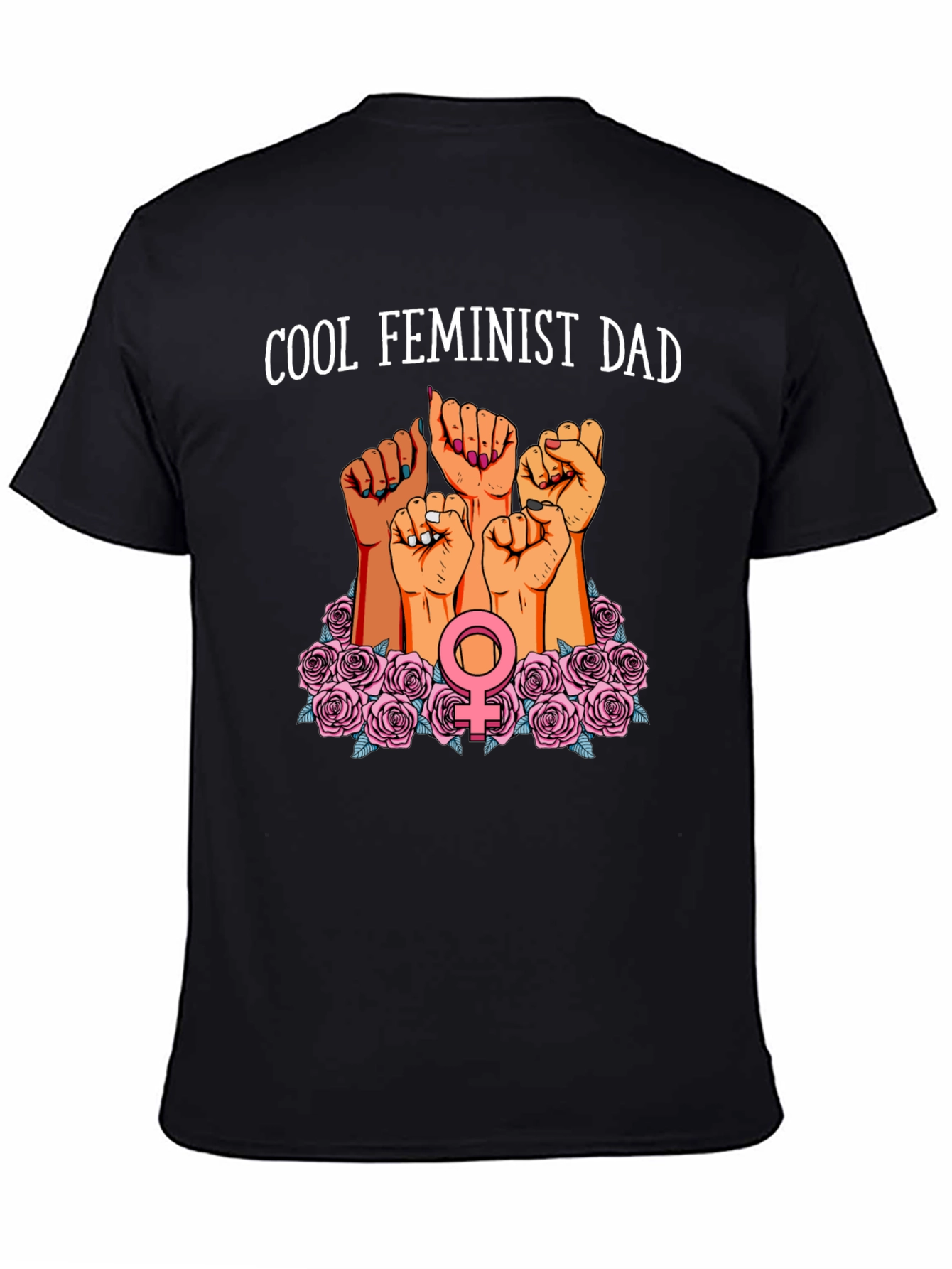 Cool Feminist Dad Graphic T-Shirt