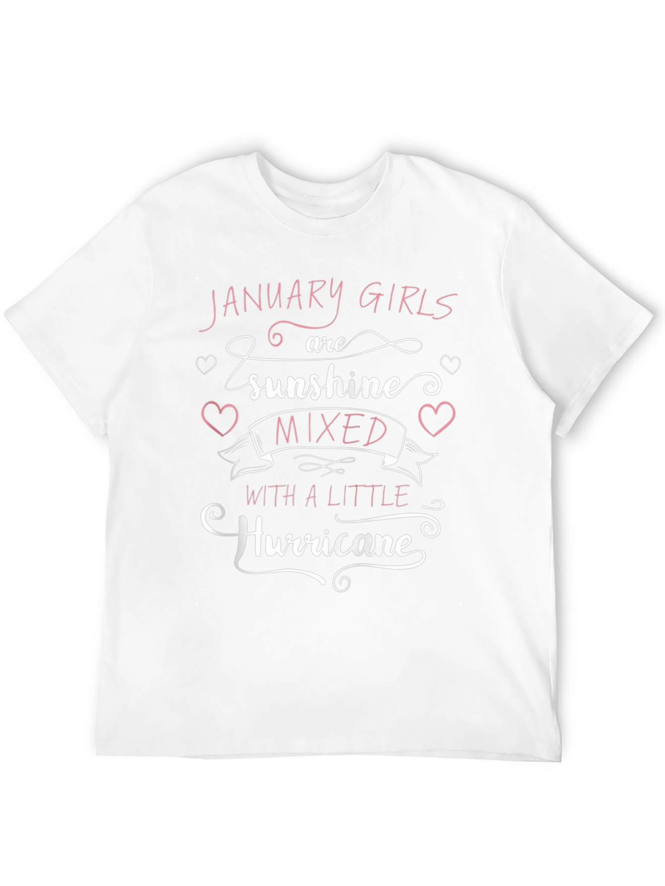 January Girl Sunshine Hurricane Black T-Shirt
