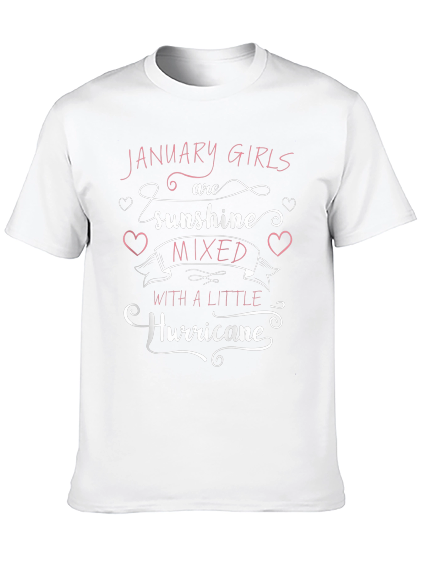 January Girl Sunshine Hurricane Black T-Shirt