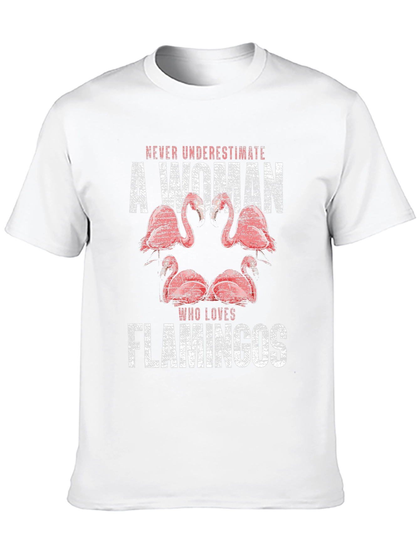 Flamingo Lover Graphic Tee - Never Underestimate