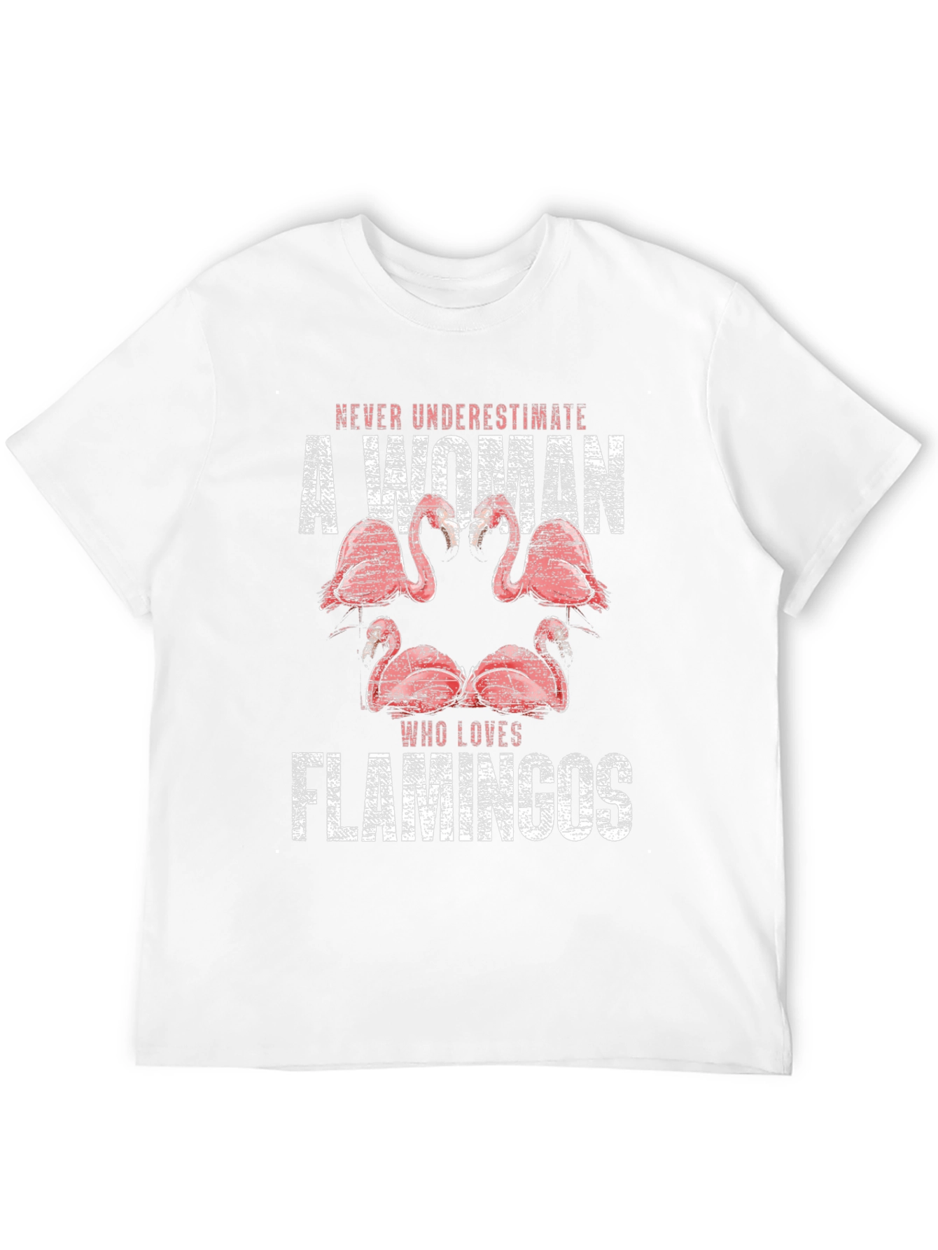 Flamingo Lover Graphic Tee - Never Underestimate