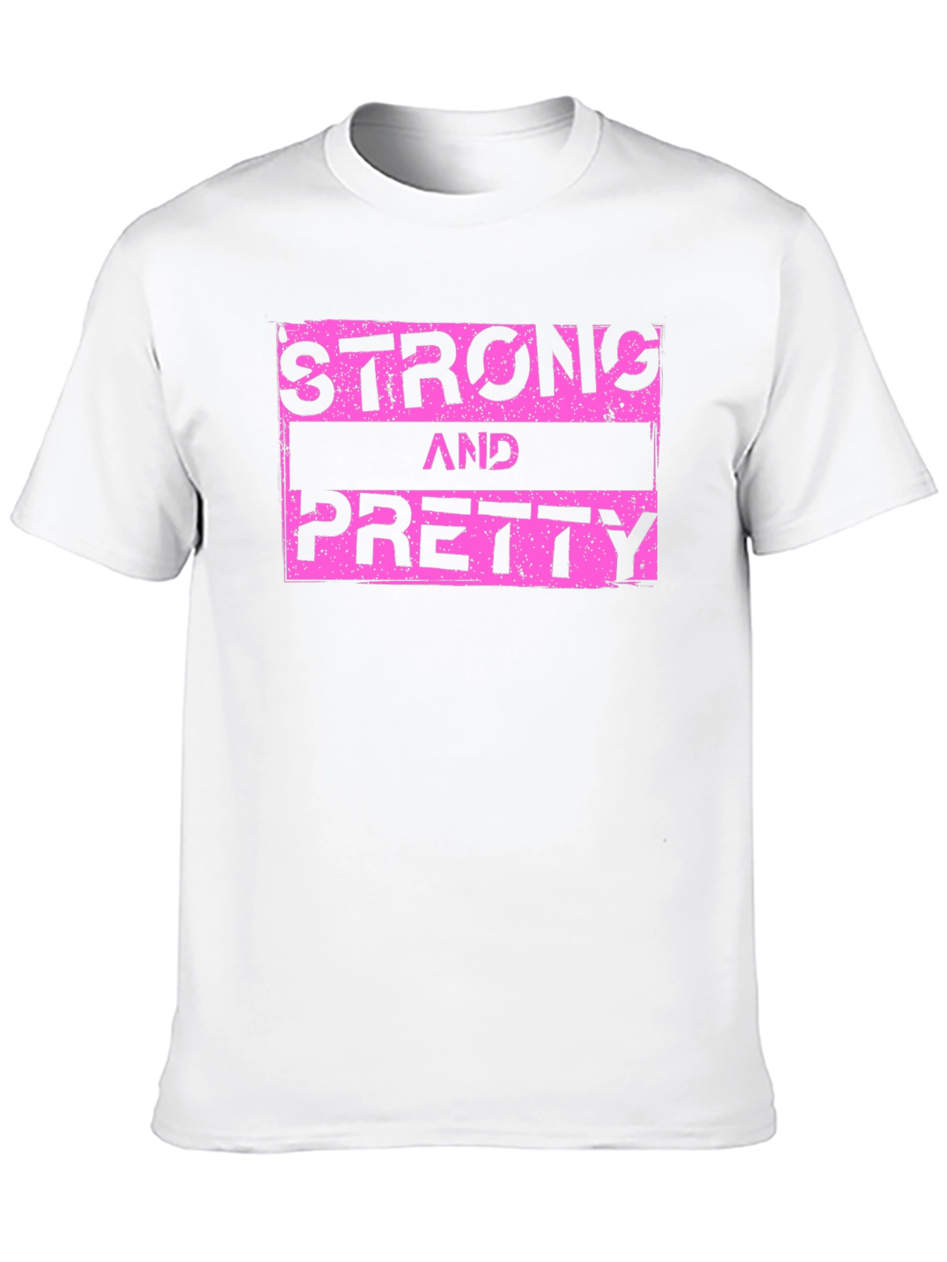 Strong & Pretty Graphic T-Shirt - Black