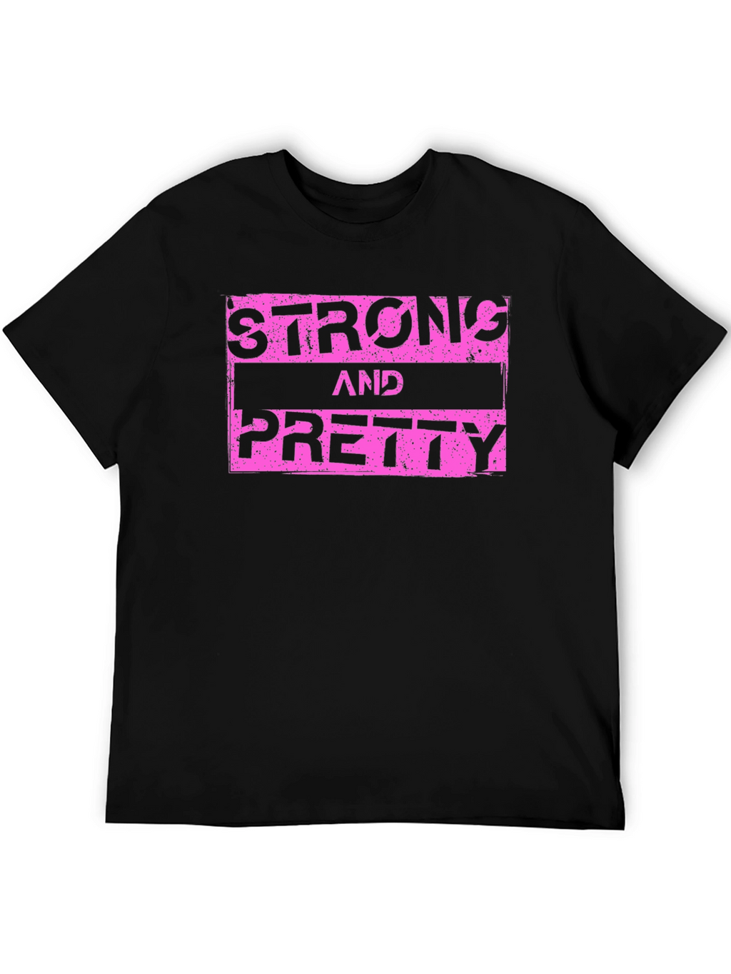Strong & Pretty Graphic T-Shirt - Black