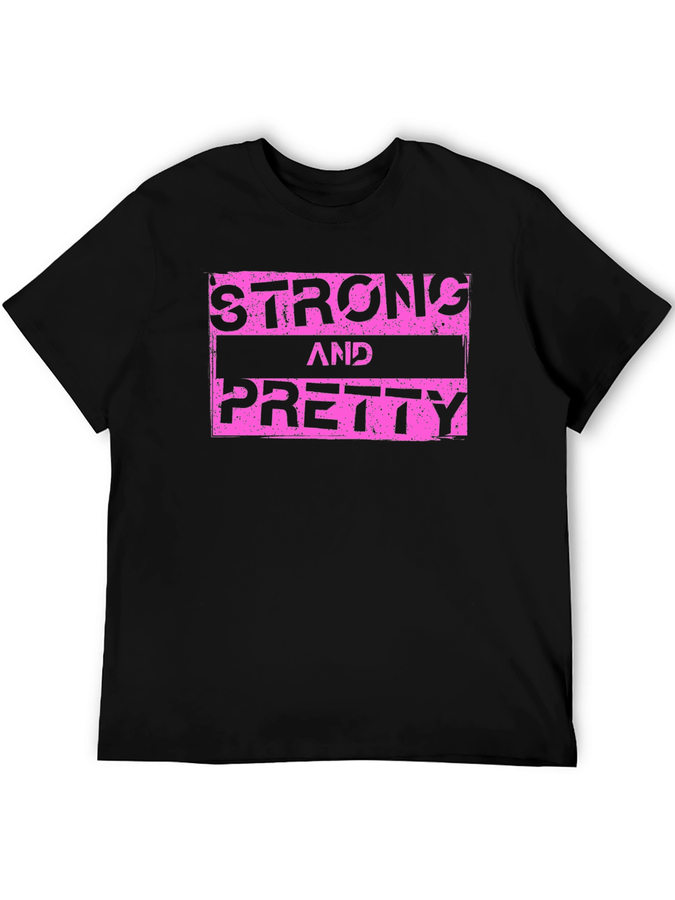 Strong & Pretty Graphic T-Shirt - Black