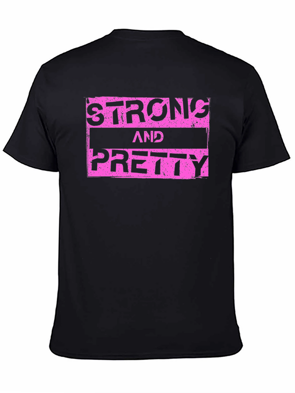 Strong & Pretty Graphic T-Shirt - Black