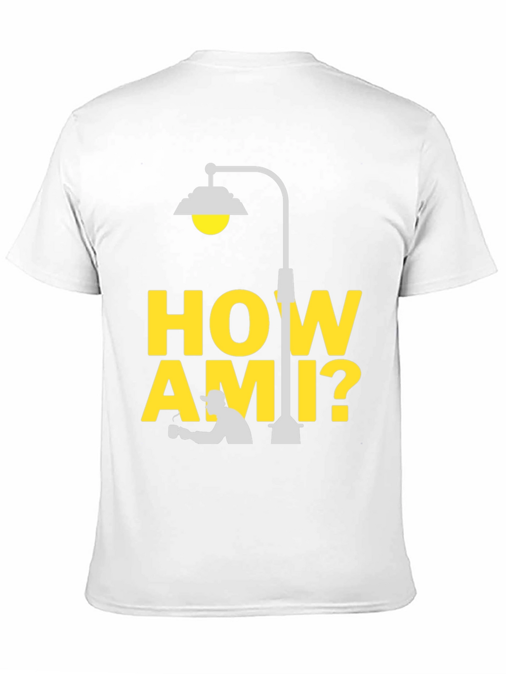 How Ami? Black T-Shirt | Cozy Graphic Tee