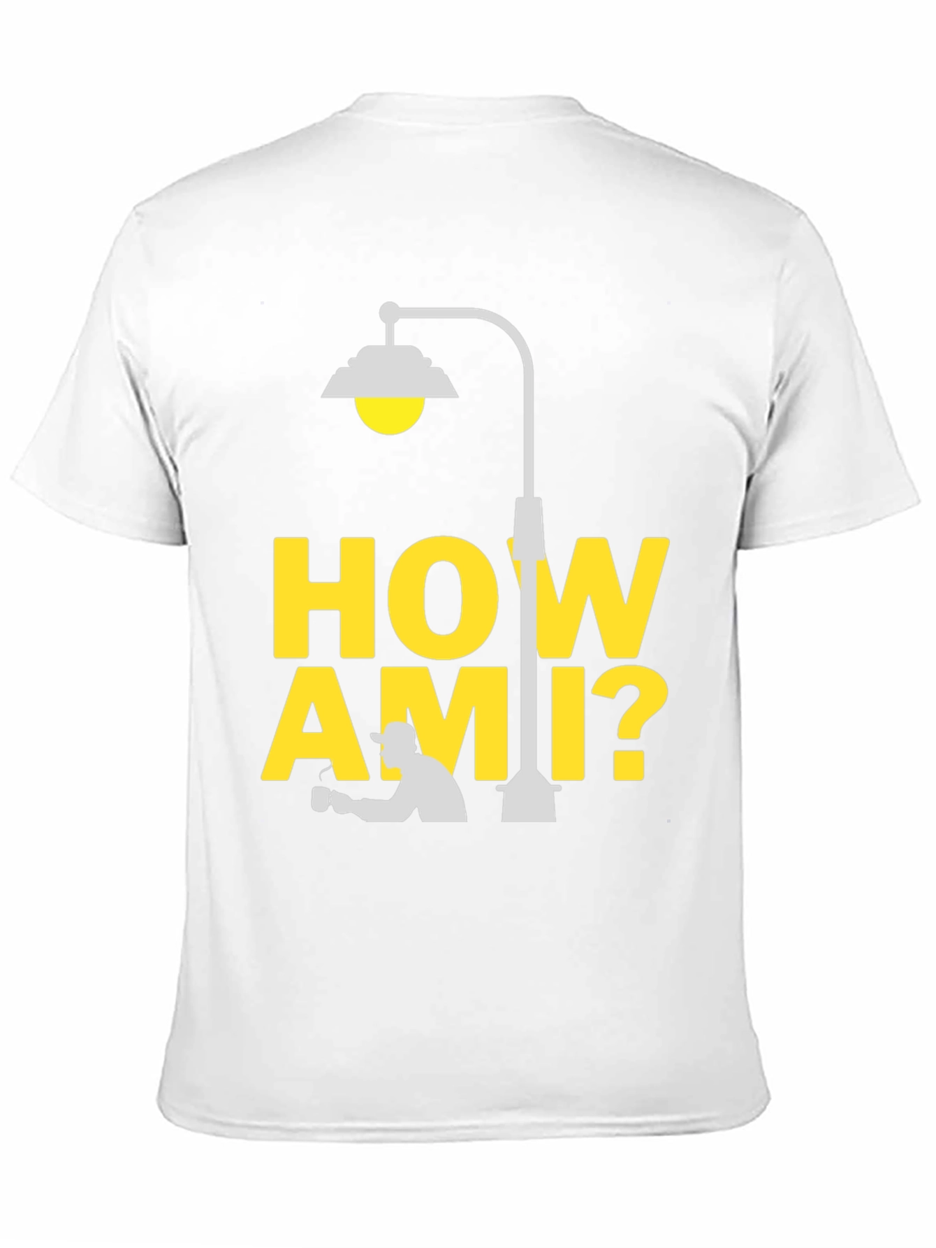 How Ami? Black T-Shirt | Cozy Graphic Tee