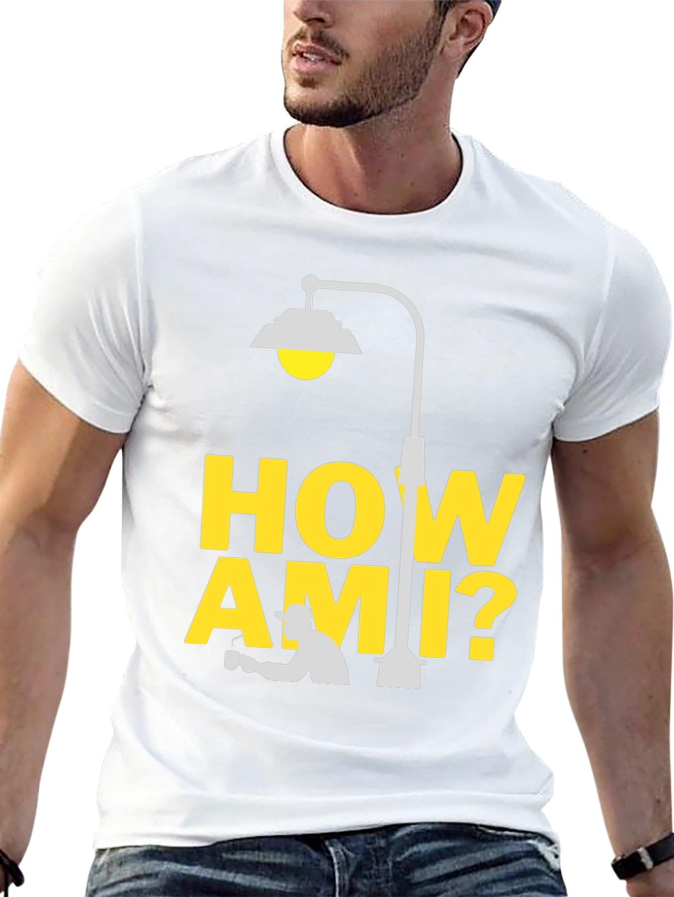 How Ami? Black T-Shirt | Cozy Graphic Tee