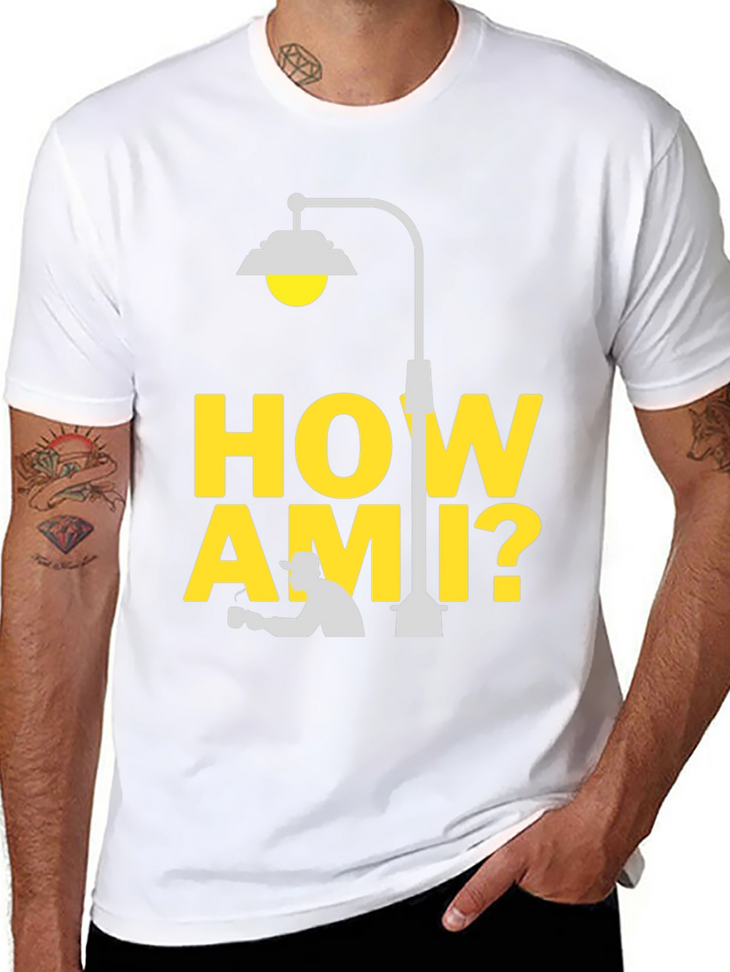How Ami? Black T-Shirt | Cozy Graphic Tee