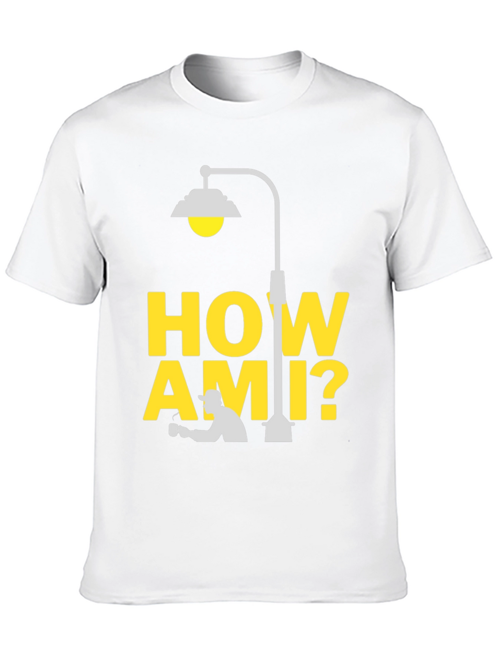 How Ami? Black T-Shirt | Cozy Graphic Tee