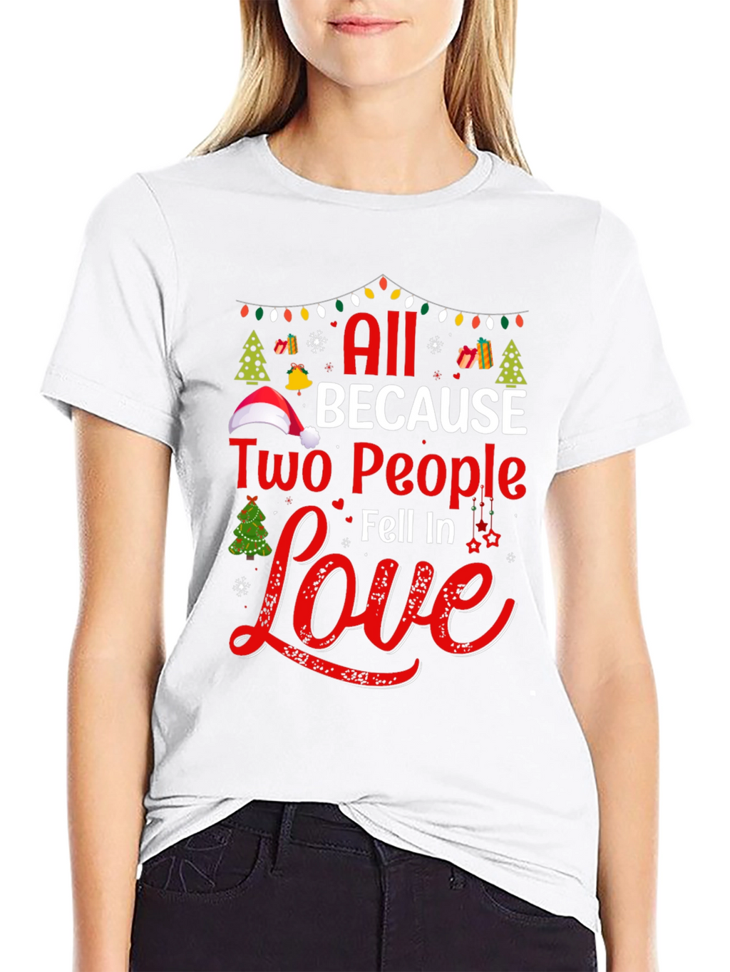 All Because Two People Fell In Love Graphic Tee