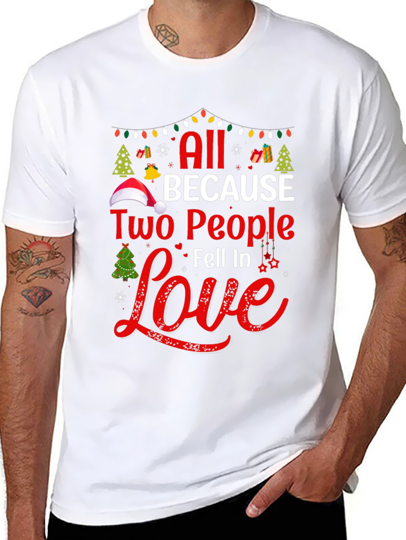 All Because Two People Fell In Love Graphic Tee