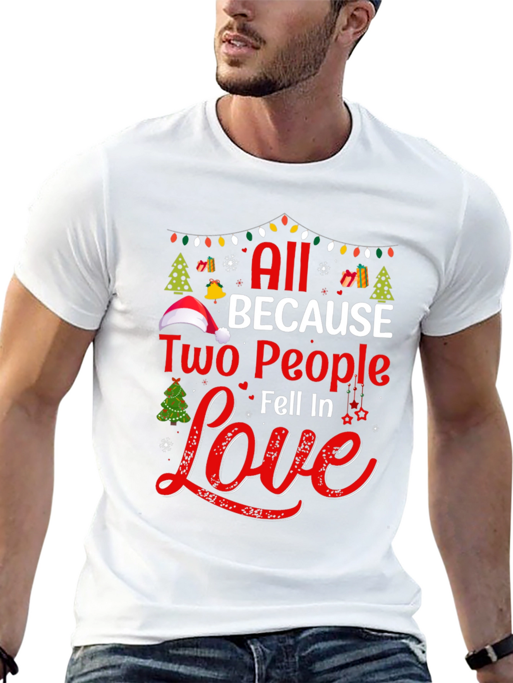 All Because Two People Fell In Love Graphic Tee
