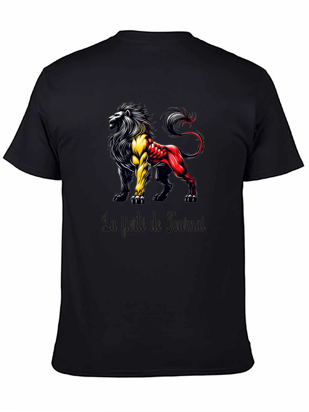 Lion Belgium Flag T-Shirt
