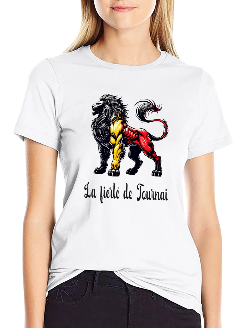 Lion Belgium Flag T-Shirt