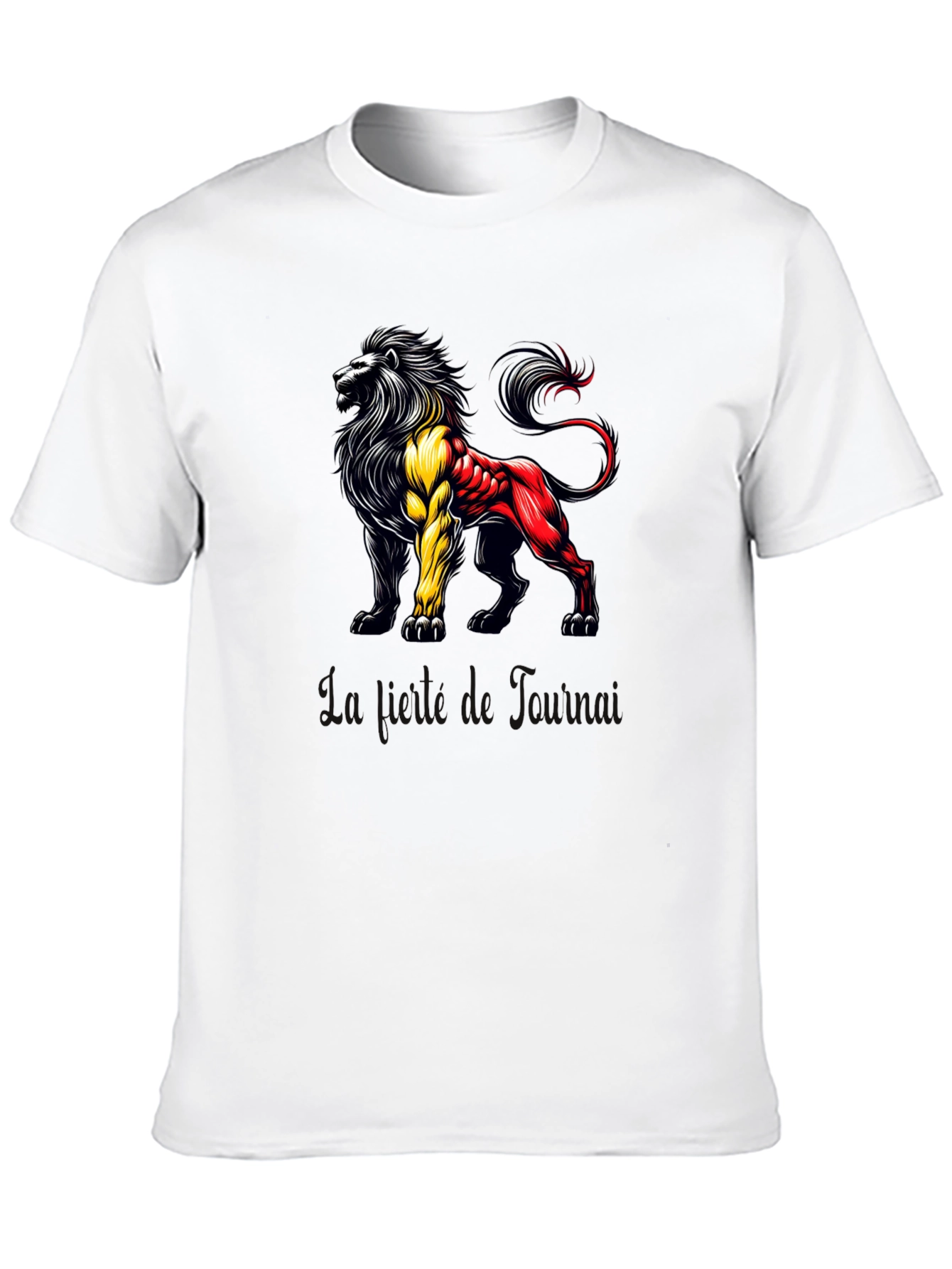 Lion Belgium Flag T-Shirt