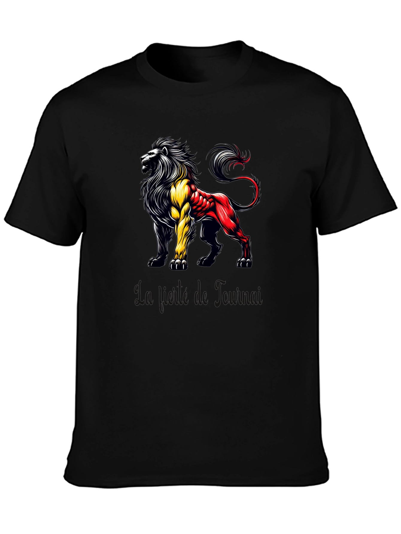 Lion Belgium Flag T-Shirt