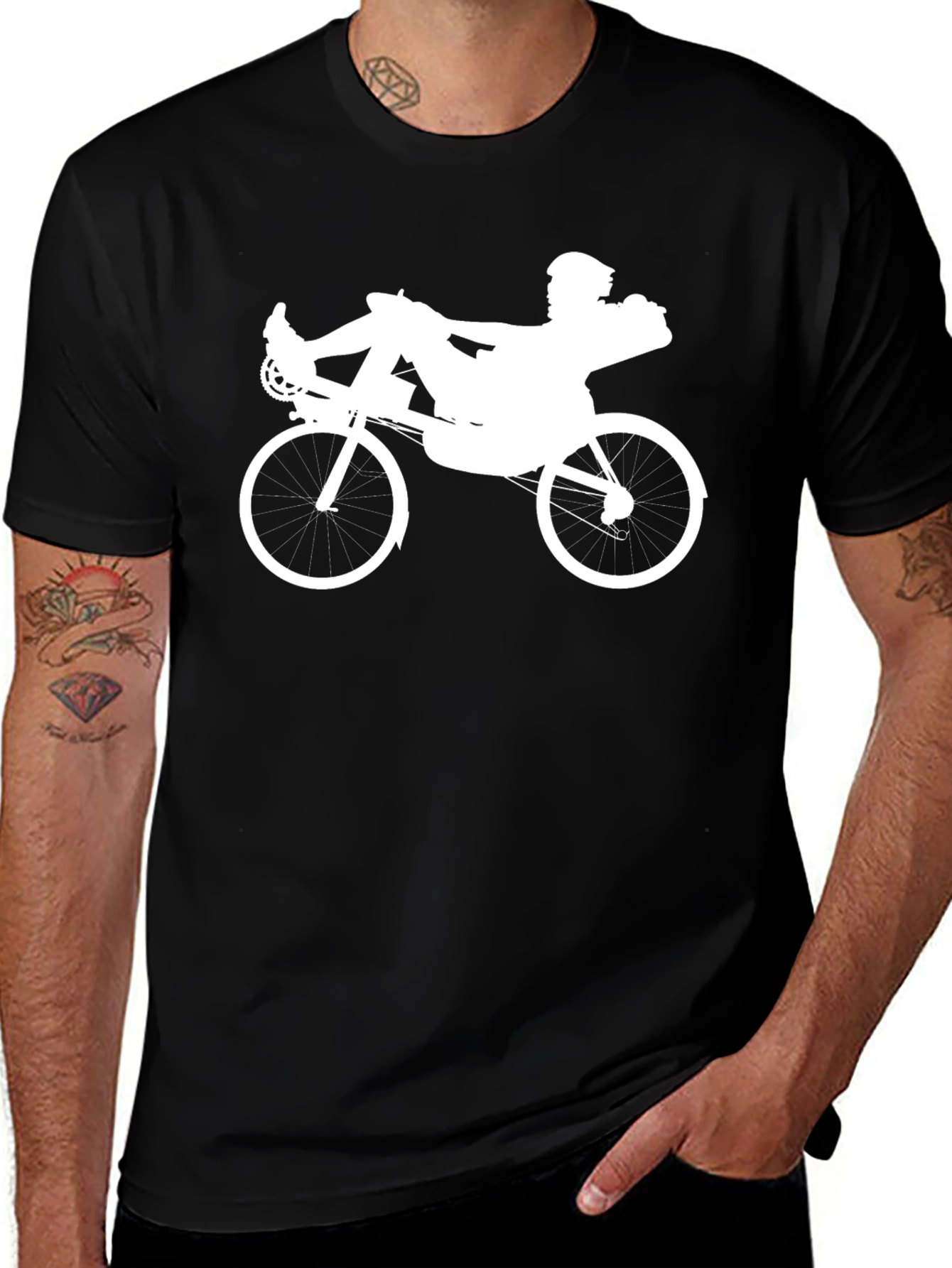 Recumbent Bike T-Shirt - Cyclist Gift